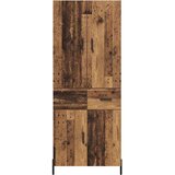  Highboard Staro drvo 69,5 x 34 x 180 cm Konstruirano drvo Slike