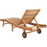  Ležaljka Smeđa Čvrsto teak drvo | shoptok.hr