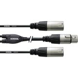 Cordial KORDIJSKI 0\,3M REAN XLR-F / 2X XLR-M 0.3M REAN XLR-F/2X XLR-M, (20427898) | Shoptok.si