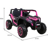Ramiz Otroški avto na akumulator Buggy UTV 2000M Racing 4x4 pogon roza | Shoptok.si