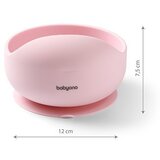 BabyOno 1481/02 Silikonska posuda s vakuumom, roza | shoptok.hr