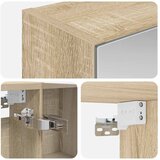  Kupaonski ormar s ogledalom Sonoma hrast 50 x 14,5 x 70 cm | shoptok.hr