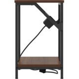 vidaXL Noćni ormar Smeđi hrast 38 x 30 x 48 cm Konstruirano drvo | shoptok.hr