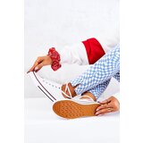 Boto Women's Classic White Sneakers With Red Stripe Omerta | shoptok.hr