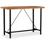 vidaXL Barska miza trden akacijev les 150x70x107 cm | Shoptok.si