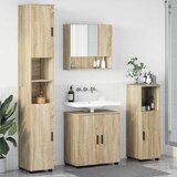  Set namještaja za kupaonicu 4 kom. Sonoma hrast 61 x 35 x 64 cm | shoptok.hr