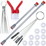 Rosfix SET PODALJŠEK ZA BRIZGALNO PIŠTOLO 100 CM + 50 CM – 290 BAR, 7/8" NAVOJ | VKLJUČENI DELI IN ČISTILA, (5000075979) | Shoptok.si
