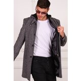 Dewberry PLT8335 MEN'S COAT-DIAGONAL GREY | ePonuda.com