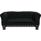 Krevet za pse crni 70 x 45 x 30 cm od umjetne kože | shoptok.hr