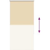 Rolo zavjesa Blackout Bež 75x130 cm Širina tkanine 70,7 cm | shoptok.hr
