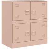 Maison Chic Komoda - Predalnik roza 67x39x73 cm jeklo, (21715634) Cene