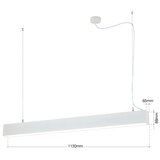  Orion- LED stropna/viseća svetiljka 2u1 PALKKI LED/38W/230V 3000/4000/5000K bela | Eponuda.com