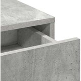 vidaXL beton siva inženirski les 100 x 41 x 140 cm ogledalo | Shoptok.si