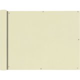 vidaXL Balkonsko Platno Oksford Tekstil 90x600 cm Kremne Barve, (20609885) | Shoptok.si