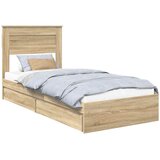  s od storage Sonoma hrast 75 x 190 cm Konstruirano drvo | shoptok.hr