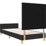  Crni Fabrčni Krevet Sa Okvirom 90x190 cm | shoptok.hr