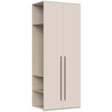 Jela Jagodina dodatni plakar DP2/OP - kolekcija opera - bež tekstil/kašmir mat lak - 90X224X56cm | ePonuda.com