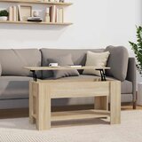  Stolić za kavu boja hrasta 101x49x52 cm konstruirano drvo | Eponuda.ba