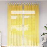 Voile zavjese s petljama 2 kom žute 140x260 cm | shoptok.hr