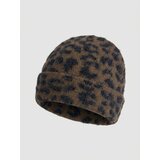 Sinsay Beanie kapa s leopardovim uzorkom i udjelom vune | shoptok.hr