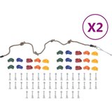 vidaXL kamenje za penjanje s konopom 50 kom raznobojno Cijene
