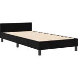  Postelja Črna 90x200 cm Velur, (22049351) | Shoptok.si