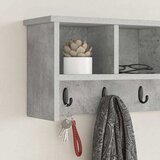  Vješalica za kapute na zidu Zidne Betonski sivi 75 x 16 x 26 cm | Eponuda.ba