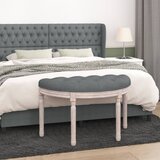vidaXL Klop temno siva 81,5x41x49 cm blago Cene