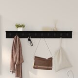  Vješalica za kapute na zidu Crni hrast 100 x 10.5 x 10.5 cm | shoptok.hr