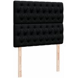  Krevet box spring s madracem crni 120 x 190 cm od tkanine | shoptok.hr
