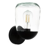 Eglo donatori spoljna zidna lampa/1, e27, 60w, ip44, aluminij/staklo/crna Cene