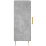  Komoda siva boja betona 34 5x34x90 cm od konstruiranog drva | shoptok.hr