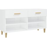 Ormarić za cipele sjajni bijeli 102x35x55 cm konstruirano drvo | Eponuda.ba