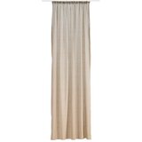 Mendola Fabrics Bež/zlata prosojna zavesa 140x245 cm Carmine – Mendola Fabrics Cene