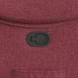 Naslanjač vinsko rdeče blago, (21824849) | Shoptok.si
