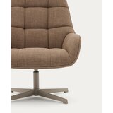 Kave Home Smeđa okretna fotelja Jaspe – | shoptok.hr