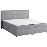 Bessagi Home Postelja Boxspring Kiara, Siva, Z Nadvložkom, 180x200 | Shoptok.si