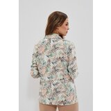 Marisse Tropical Print Jacket L-Mr-3704 White | Shoptok.si