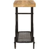  Konzolni stol 112x36x76 cm Puno drvo Mango i željezo | shoptok.hr