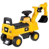 HOMCOM Igrača bager s strgalom s škatlo za shranjevanje, igrača za vožnjo za otroke od 1 do 3 let brez baterije, rumena, (20708451) | Shoptok.si