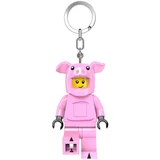 Minifigure privezak za ključeve sa svetlom: Tip u kostimu praseta ( LGL-KE212H )