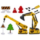Lean Toys 3 u 1 građevinski kamion DIY – bager, dizalica i miješalica za beton sa svjetlom i zvukom | shoptok.hr