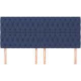  Uzglavlje plavo 180x7x118/128 cm tkanina | shoptok.hr