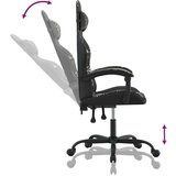  Igraća stolica crno-maskirna od umjetne kože | shoptok.hr