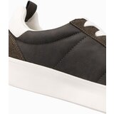 Ombre Old-school men's sneakers on thick sole - dark brown | shoptok.hr