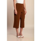Fenzy Plus Size Kapri Hlače, Rjave | Shoptok.si