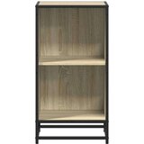 vidaXL Knjižna omara sonoma hrast 40x35x76 cm iverna plošča | Shoptok.si