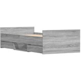  Kreveta s uzglavljem i podnožjem boja hrasta 100 x 200 cm | shoptok.hr