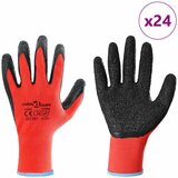 Rukavice za rad 24 pcs Crvena i Crna 9 / l Lateks premaz | shoptok.hr