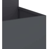  Vrtna saksija Antracit 80 x 80 x 60 cm Čelik | shoptok.hr